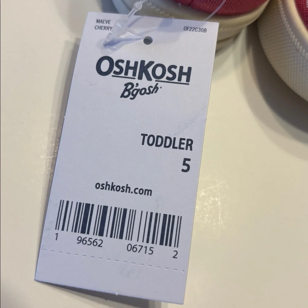 OshKosh B'Gosh Slip-On Butterfly Theme Sneakers